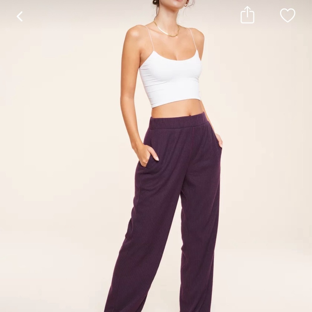 Adore Me Riley Rib Lounge Pant - L - New